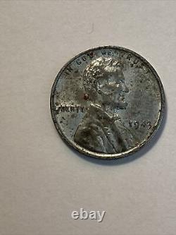 Rare 1943 Original steel wheat penny. No mint mark. A good collecter piece