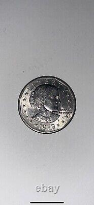 Rare 2 us coins 1979 Susan B Anthony One Dollar Silver Coin. Mint Mark