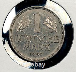 Rare World Silver Coins 1955f German Mark 1940 Netherland 1 Gulden Bu #218