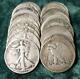 Roll of Liberty Walking Silver Half Dollars, 20 Coins, Mixed Date & Mint Mark