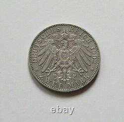 Saxony 2 Mark 1902 on The Death Albert, J. 127, Mint State / UNC Rare