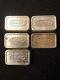 Silver 5 1 Troy Ounce A Mark Loaf Bars 1981 Some Toning Super Rare Bars Lot 14