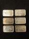 Silver 6 1 Troy Ounce A Mark Loaf Bars 1981 Very Toned Super Rare Bars Lot 9