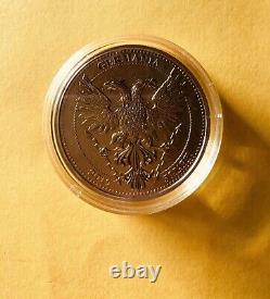 Silver Coin. 999 AG 2019 Germany 5 Mark Oak Leaf Bejeweled Bee Only 500 Minted