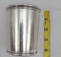 Sterling Silver Mint Julep Cup by Mark J. Scearce LBJ Presidential Stamp NO MONO