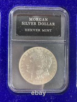 THE COMPLETE MORGAN SILVER DOLLAR MINT MARK SET in Box with COA & Key DANBURY MINT