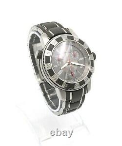 Tiffany Mark T-57 Quartz Resonator Chronograph Diver Dive Watch + Orig Bracelet