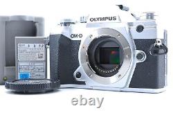 Top Mint OLYMPUS OM-D E-M5 Mark III Body Silver Shutter Count 924 From Japan