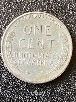 Two 1943 Silver Steel Lincoln Wheat Penny Cent No Mint Mark Magnetic