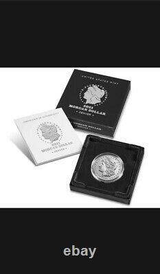 U. S. Mint 2021 Morgan Silver Dollar with (D) Mint Mark Confirmed