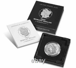 US Mint 2021 Morgan Silver Dollar with CC Privy Mark 21XC IN HAND Fast Ship