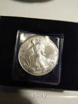 US Mint American Eagle 2021 One Ounce Silver Proof Coin Westpoint Mint Mark