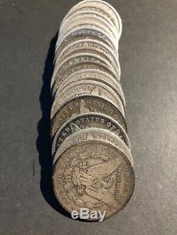 US Morgan Silver Dollar Roll 20-CT Circulated Mixed Dates & Mint Marks