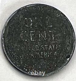 US One-Cent-Coin 1¢ 1943-S faint mint mark -Wheat & Lincoln- wartime penny
