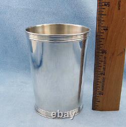 Vintage Solid Sterling Silver Derby Mint Julep Cup Marked Sterling, No Mono