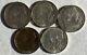 WWII 5 Mark Germany Silver Coin Third Reich Reichsmark X5 COINS LOT, HIGH GRADE